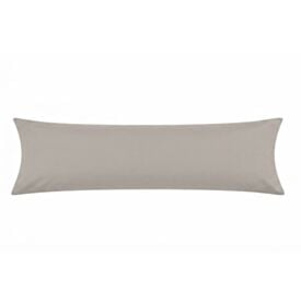 Fronha de Travesseiro Corporal 40Cm X 1,30M Buona Fortuna - Cinza Prata Liso Novo