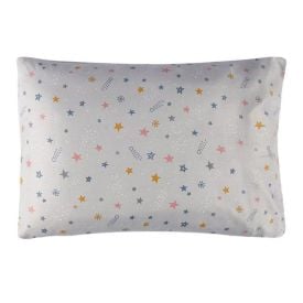 Fronha Avulsa Infantil Microfibra Havan Kids 1 Pç - Estrelas Cinza