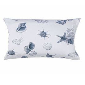 Fronha King 50X90 cm Buona Fortuna - Brisa Do Mar Azul