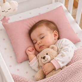 Fronha Lisa de Bebê Avulsa Havan Baby 30X40cm - Rosa