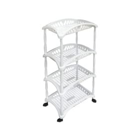 Fruteira Vertical 4 Andares Arqplast - Branco