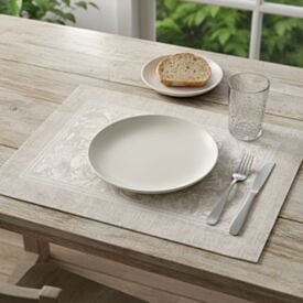 Fundo de Prato 45Cm X 31 cm Clean Renova Döhler - Alana Bege