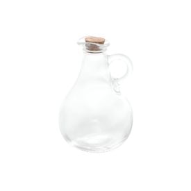 Galheteiro de Vidro com Tampa Rolha Lyor 320 ml - Transparente
