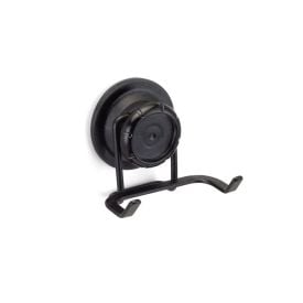Gancho Duplo Ventosa Black Arthi - Preto