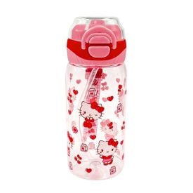 Garrafa de Água 550Ml Sanrio - Hello Kitty Vermelho