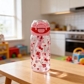 Garrafa de Água 550Ml Sanrio - Hello Kitty Vermelho