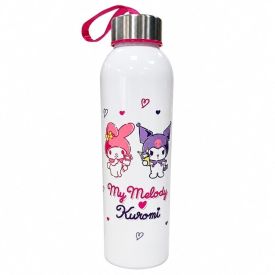 Garrafa Squeeze Kuromi Drinks 800Ml Bandeirante - Branco