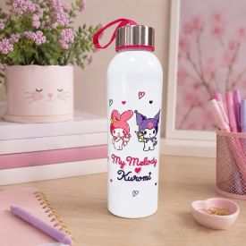 Garrafa Squeeze Kuromi Drinks 800Ml Bandeirante - Branco