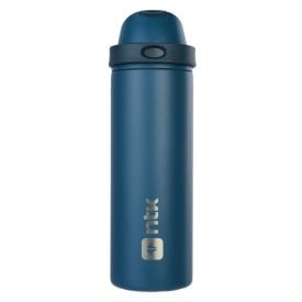 Garrafa Squeeze Térmica Isomax Straw 710Ml Nautika - Azul