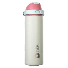 Garrafa Squeeze Térmica Isomax Straw 710Ml Nautika - Bege