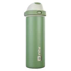 Garrafa Squeeze Térmica Isomax Straw 710Ml Nautika - Verde