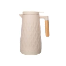 Garrafa Térmica com Termômetro New Diamond Lyor 1 Litro - Branco