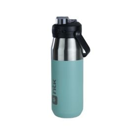 Garrafa Térmica Isomax 750Ml Aço Inoxidável Nautika - Verde Prata