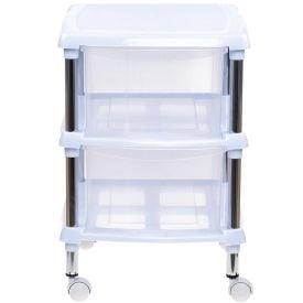 Gaveteiro De 2 Gavetas Com Rodízios Niquelplast - 6174