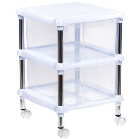 Gaveteiro De 2 Gavetas Com Rodízios Niquelplast - 6174