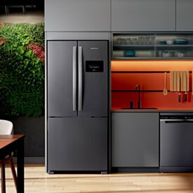 Refrigerador Geladeira Brastemp French Door 3 Portas Inox e Tecnologia Premium