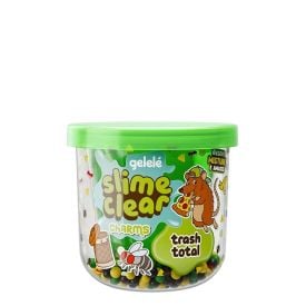 Gelelé Slime Clear Charms Trash Total - 122g