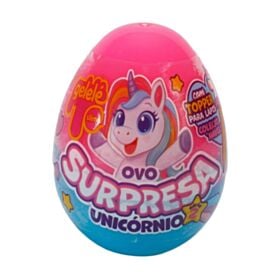 Gelelé Slime Ovo Surpresa Unicórnio 98G Doce Brinquedo - Sortido