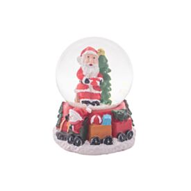 Globo Natalino Papai Noel 4,5 cm Base Trem Havan Casa - Sortido