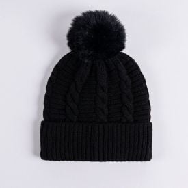 Gorro Feminino Em Tricot Boby Blues Preto