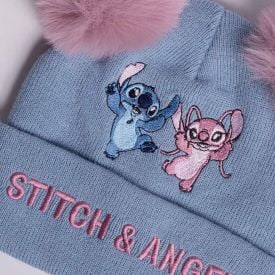 Gorro Infantil Menina em Tricot Disney - STITCH & ANGEL U