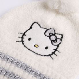 Gorro Menina em Tricot com Pompom Sanrio - HELLO KITTY U