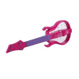 Guitarra Musical Rock Hero Rosa Havan Toys