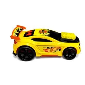 Carro Hot Wheels Fire Blink com Luz e Som Amarelo Multikids