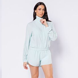 Jaqueta Corta Vento Feminina Esportiva Scream Azul