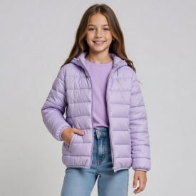 Jaqueta Infantil Aspen Menina 4 a 10 Anos Com Capuz Marmelada