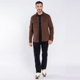 Jaqueta Masculina Em Sarja Thing Marrom