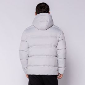 Jaqueta Puffer Masculina Com Capuz Fusionada Aspen Marc Alain