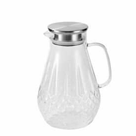 Jarra com Tampa Inox Titanium 2 Litros Havan Casa - Vidro
