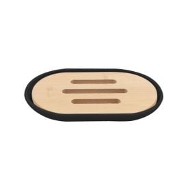 Jogo de Banheiro Bambu Havan Casa 6 Peças - Preto 