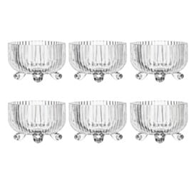Jogo de Bolws de Sobremesa Clear Lines 500Ml Inga - 6 peças