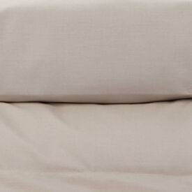 Jogo de Cama Casal Percal Buona Fortuna 3 p&ccedil;s - Cru Liso Novo