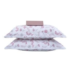 Jogo de Cama Casal Percal Buona Fortuna 3 pçs - Nina Rosa