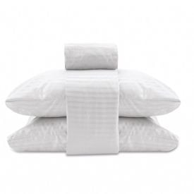 Jogo de Cama Casal 100% Poliéster Provence Havan Casa 4 pçs - Branco