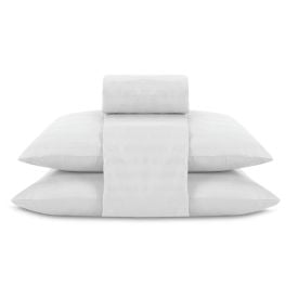 Jogo de Cama Casal 4 Peças Stripe Firenze Havan Casa - Branco