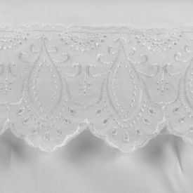 Jogo de Cama Casal Imperial com Renda Havan Casa 4 pçs - Branco