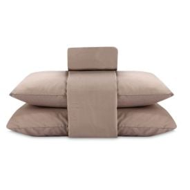 Jogo de Cama Casal Elegance Liso Havan Casa 4 pçs - Bege
