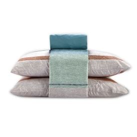Jogo de Cama Casal Elegance Havan Casa 4 pçs - Paladio Listra Verde