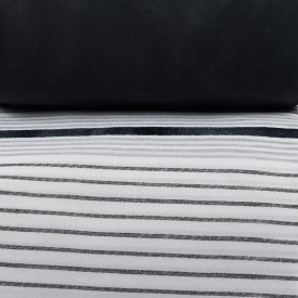 Jogo de Cama Casal Elegance Havan Casa 4 pçs - Tony Listra Cinza