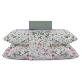 Jogo de Cama Casal Elegance Havan Casa 4 pçs - Saint Garden Verde