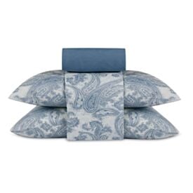 Jogo de Cama Casal Napoli Havan Casa 4 pçs - Nômade Cash Azul