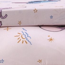 Jogo de Cama Infantil Solteiro Disney by Hedrons 2 pçs - Stitch Love