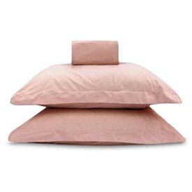 Jogo de Cama King 3 Peças Buona Fortuna - Poa Rosa