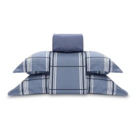Jogo de Cama King 4 Peças Buona Fortuna - Ravi Azul