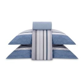 Jogo de Cama King 4 Peças Buona Fortuna - Olavo Azul