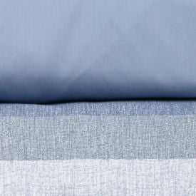 Jogo de Cama King 4 Peças Buona Fortuna - Caio Azul Novo